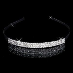 Bridal Express Three Row Rhinestone Headband